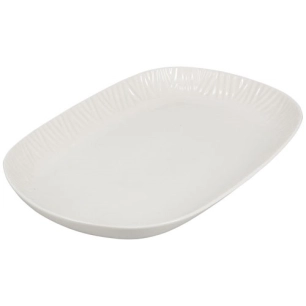 plat ã  servir 36x24cm blanc vista - fine dining living