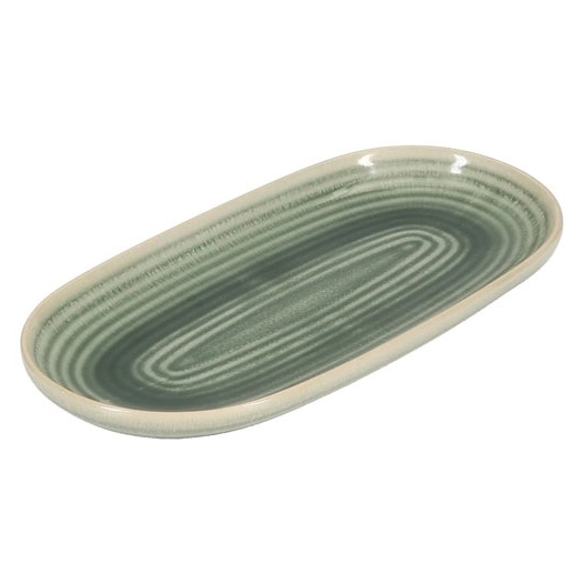 plat ã  servir 23x12cm vert cameo - fine dining living