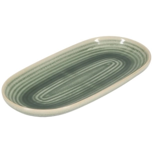 plat ã  servir 23x12cm vert cameo - fine dining living