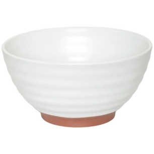 fuji bol ramen blanc/terra cotta - amefa medard de noblat