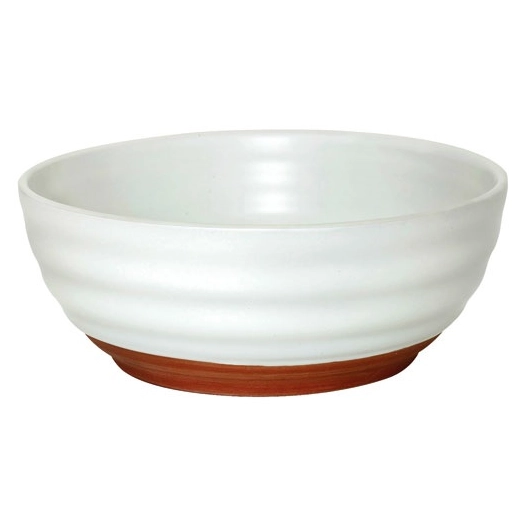 fuji poke bowl blanc/terra cotta - amefa medard de noblat