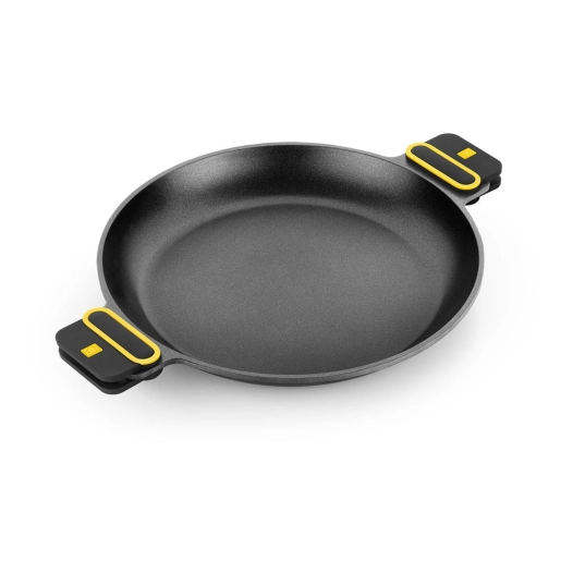 poêle à paella en fonte d'aluminium avec revêtement antiadhésif triple couche, daily pro, ø36 cm