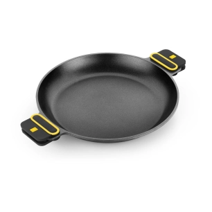 poêle à paella en fonte d'aluminium avec revêtement antiadhésif triple couche, daily pro, ø36 cm