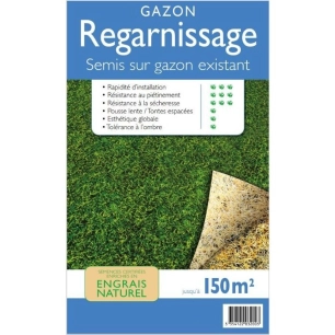 gazon regarnissage enrichi 3kg