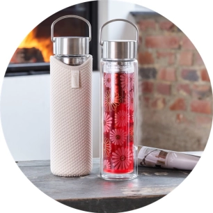 bouteille infuseur ã  thã© - flowtea amami - brussel steel eigenart