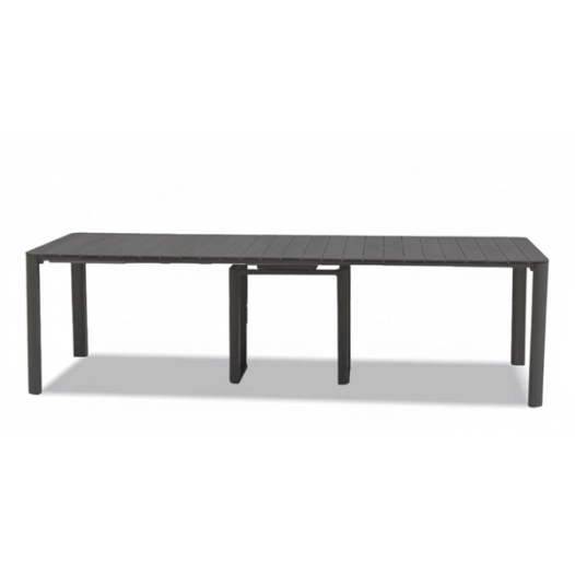table console extensible aluminium anthracite - roko - morel ld