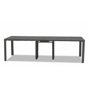 table console extensible aluminium anthracite - roko - morel ld