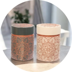 boã®te ã  cafã©/thã© - mandala 500g - brussel steel eigenart