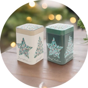 boã®te ã  cafã©/thã© - merry wishes 100g - brussel steel eigenart