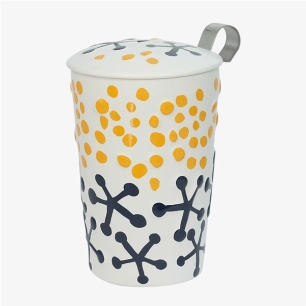 tasse en porcelaine - teaeve potato print - brussel steel eigenart