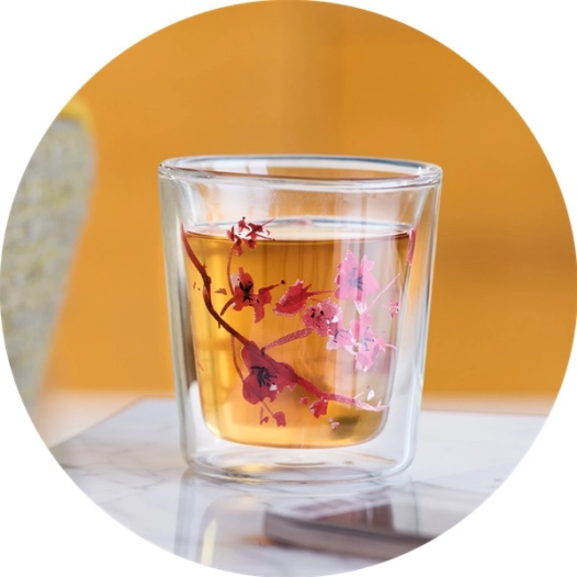 verre double paroi -lyn cherry blossom - brussel steel eigenart