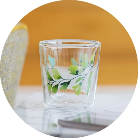 verre double paroi -lyn ginkgo - brussel steel eigenart