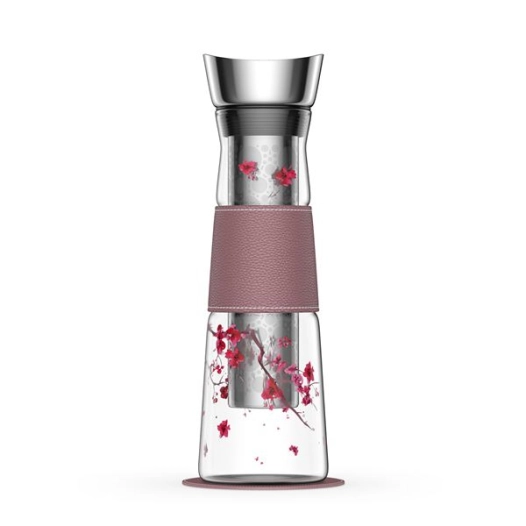 carafes en verre - eve cherry blossom - brussel steel eigenart
