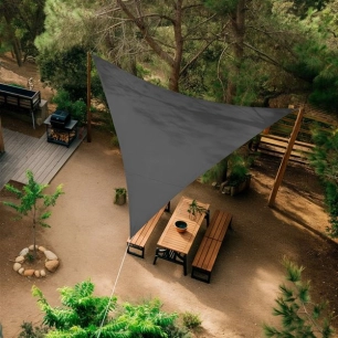 voile rivage triangulaire 5 m de cã”tã‰ ardoise - morel ld