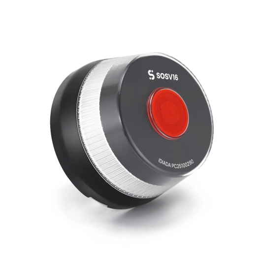 balise v16 d'urgence homologuée connectée géolocalisable avec dgt 3.0 sosv16