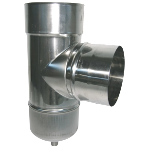 te tubage 90° + purge inox