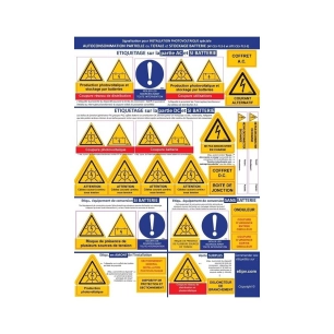 planche 27 etiquettes auto