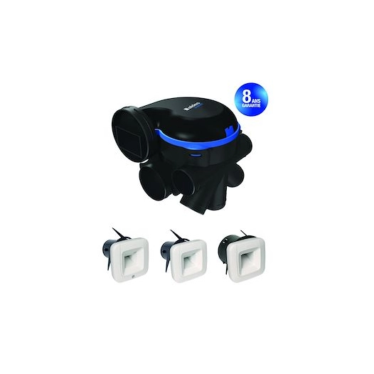 Kit VMC simple flux EasyHOME HYGRO Premium MW' BDH 11033434 - ALDES