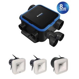 Kit VMC simple flux EasyHOME HYGRO COMPACT Classic BDH 11033549 - ALDES