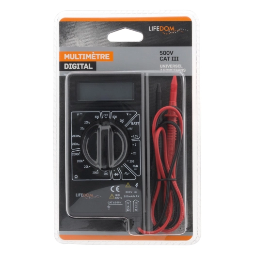 Multimètre digital 7 fonctions