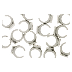 15 clips Ø 25 mm sans chevilles
