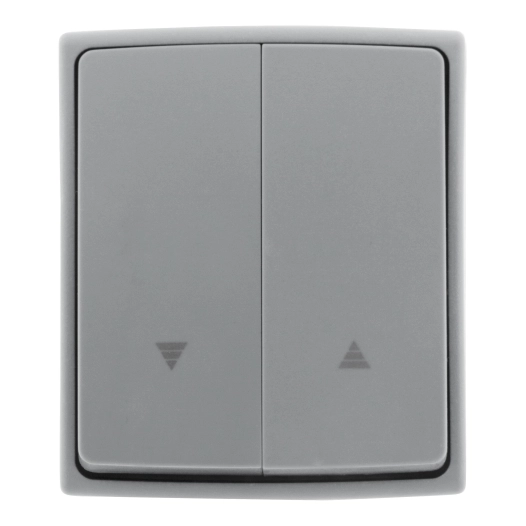 Double va et vient étanche pour volets roulants d'extérieur Gris - Orok - Zenite