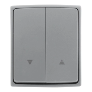 Double va et vient étanche pour volets roulants d'extérieur Gris - Orok - Zenite