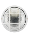 Hublot rond d'extérieur 5W IP44 - Blanc - Elexity + 1 ampoule Led 5W
