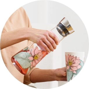 carafes en verre -eve padma - brussel steel eigenart