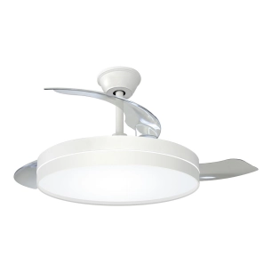 ventilateur de plafond 3cct ø107 cm, blanc