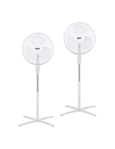 Ventilateur sur Pied (Lot de 2) Rafraîchissement double et efficace 36cm - EDM