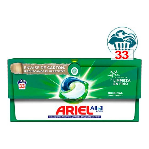 capsules de détergent 5 en 1, 33 doses