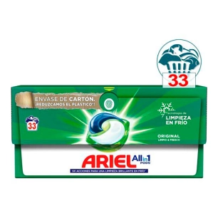 capsules de détergent 5 en 1, 33 doses