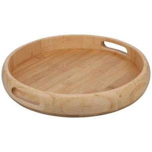 plat ã  servir 32xh5cm bois essenza - fine dining living