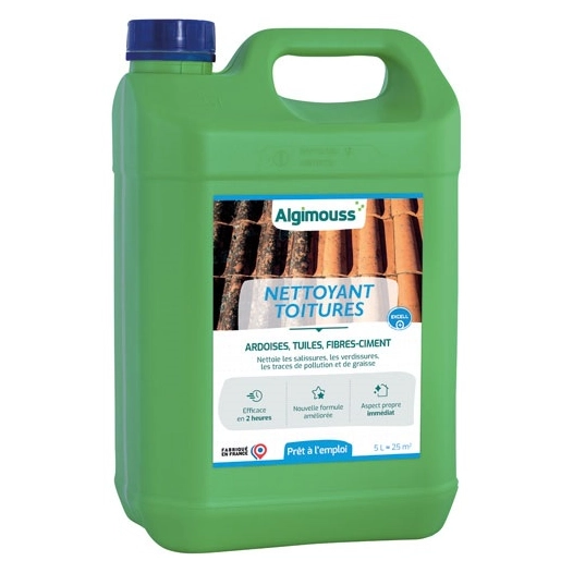 nettoyant toitures pret ã  l'emploi 5 l - algimouss