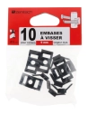 10 embases a visser noir