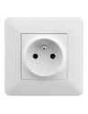 PRISE 2 POLES + TERRE 16A ARTEZO BLANC