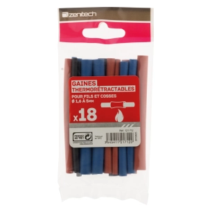 18 gaines thermorétractables