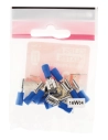 10 cosses bleu clips mixte mâle femelle 6,3 mm