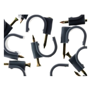 20 attaches plastiques Ø 14 gris