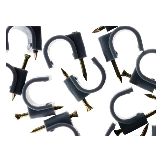 20 attaches plastiques Ø 16 gris