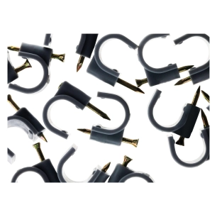 20 attaches plastiques Ø 20 gris