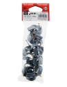 20 attaches plastiques Ø 20 gris