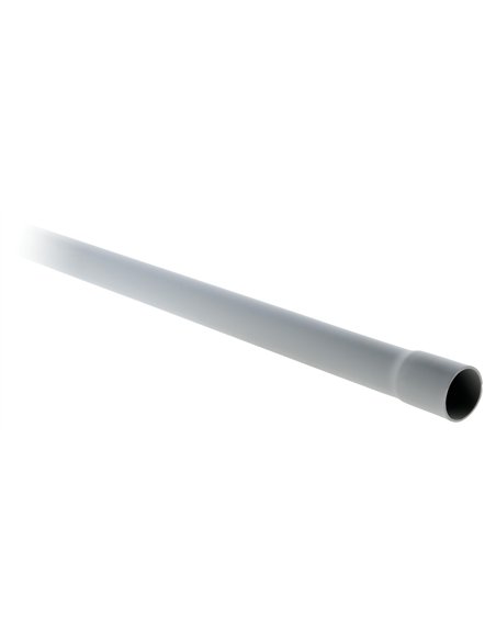 Tube IRL tulipé Ø 25mm longueur 2 mètres - gris