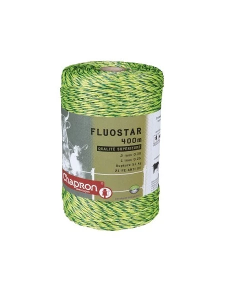 Fil inox fluostar 0,30/0,25 x 200 fluo jaune/vert