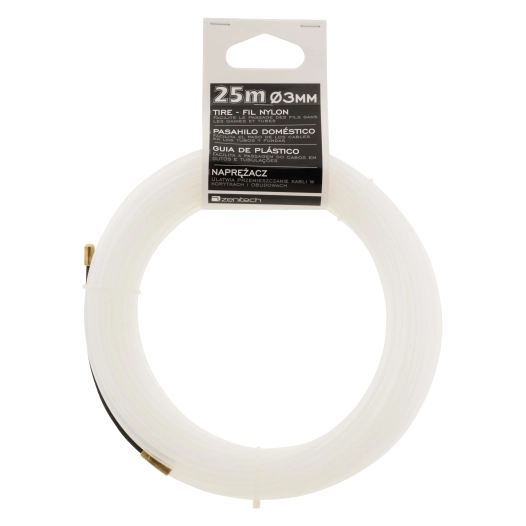 Tire fil nylon diamètre 3 mm longueur 25 mètres