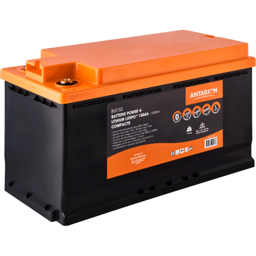 batterie lithium 165ah power + antarion connectée - antarion