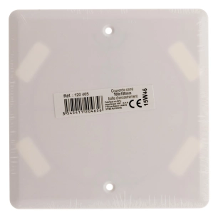 Couvercle carré 100x100mm livré avec vis