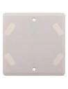 Couvercle carré 100x100mm livré avec vis