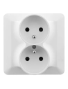 Double prise 2P+T 16 A monoposte – Artezo Blanc